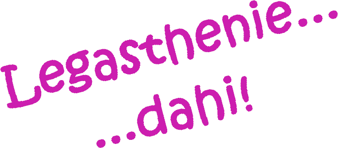 legasthenie_dahi_lila_kraeftiger Schriftzug "Legasthenie dahi..."